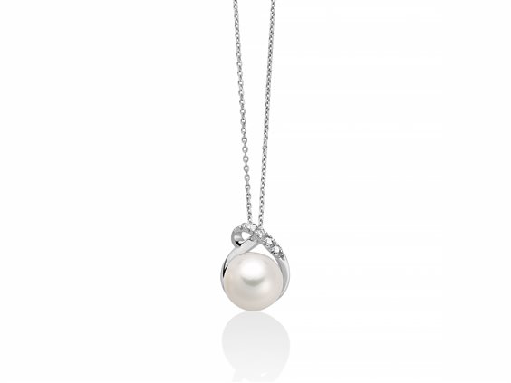 Collana Miluna Donna COLLIER DI PERLE in Oro bianco Perla PCL6425 - PCL6425